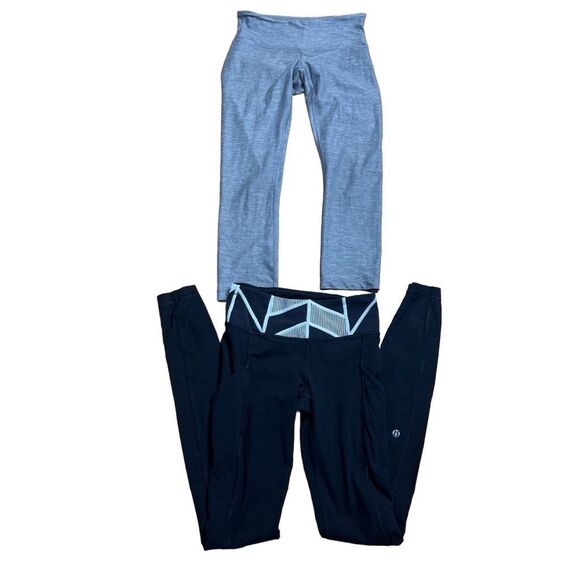 6 Items Lululemon Size 2 Leggings Bundle Lot - Picture 2 of 4